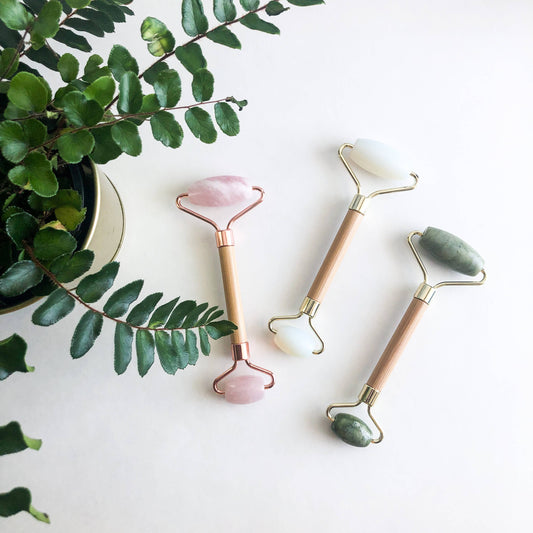 BON VOYAGE BEAUTY- Bamboo Jade Facial Rollers