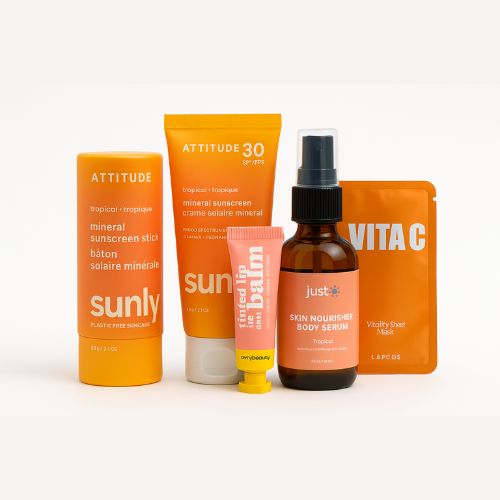 Golden Hour Kit – Sun-Safe Glow from Head to Toe