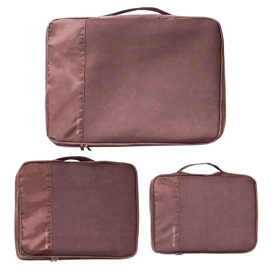 MYTAGALONGS- Set of 3 Packing Pods – Espresso