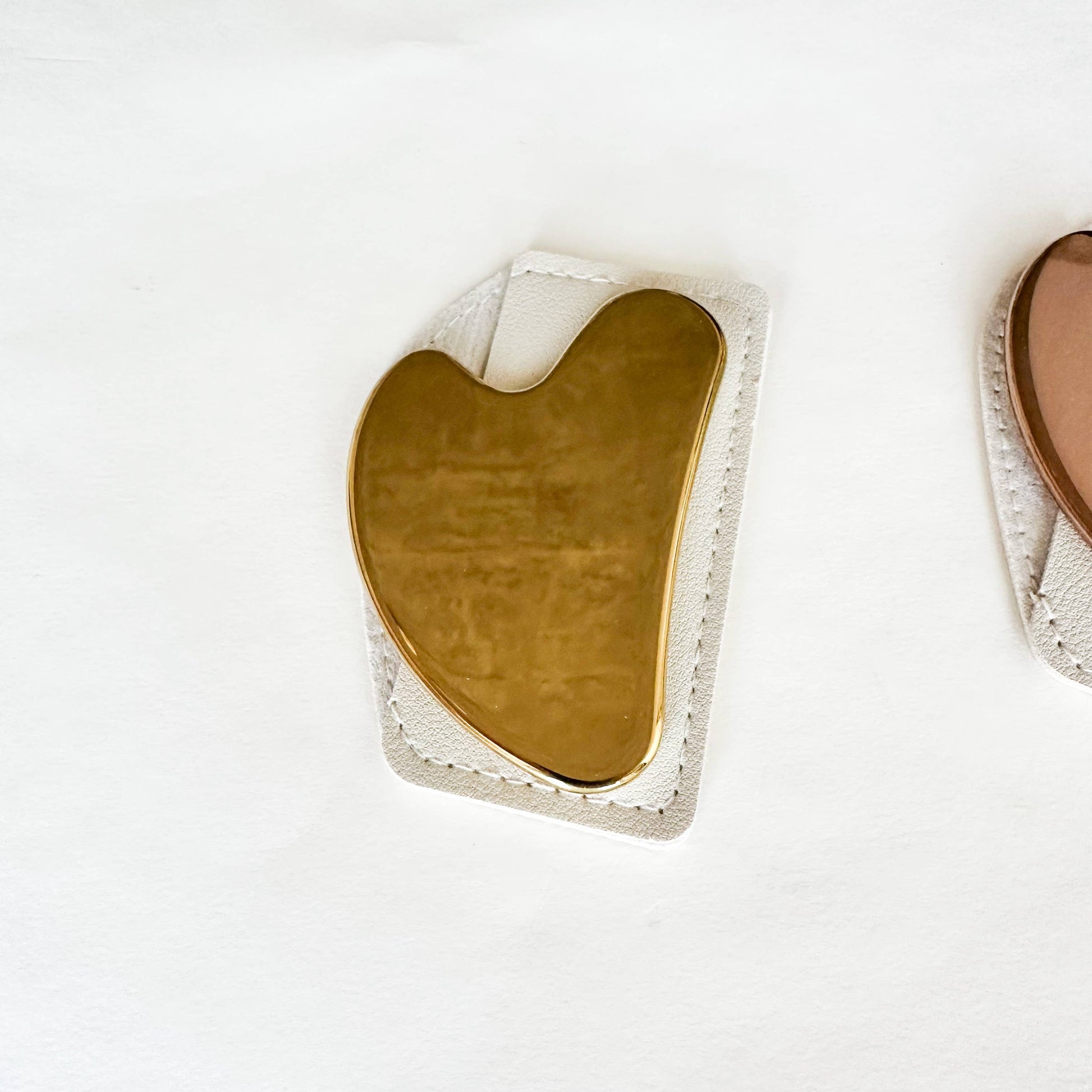 BON VOYAGE BEAUTY- Stainless Steel Gua Sha- Gold