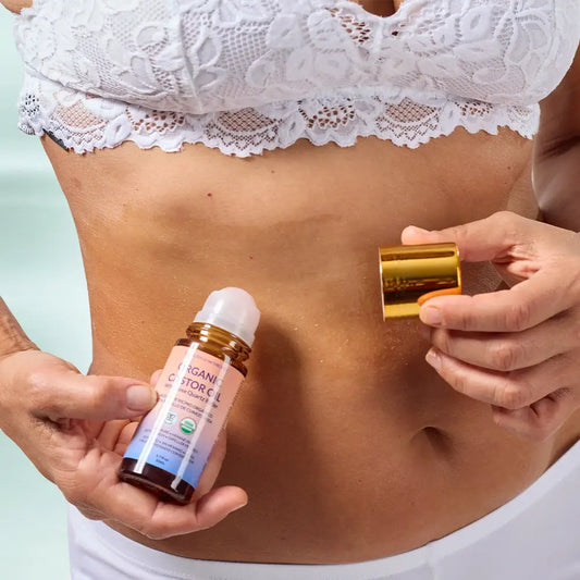 QUEEN OF THRONES- Organic Castor Oil Roll-On with Rose Quartz (50ml)
